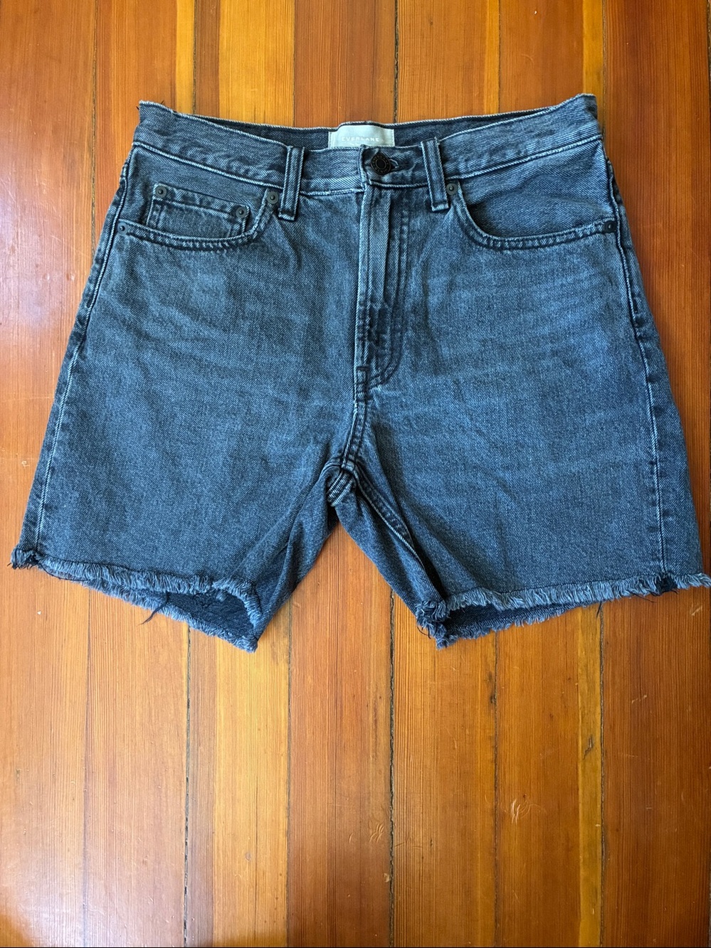 Everlane organic cotton denim shorts size 25